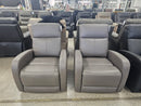 Lexi Leather Electric Recliner - Grey