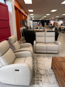 Lexi Leather Electric 2+1+1  Seater Suite Grey