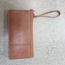 Hamilton  DD Tan Leather Clutch abg