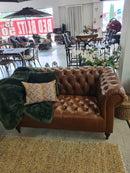 Chesterfield 2 Seater in Leather