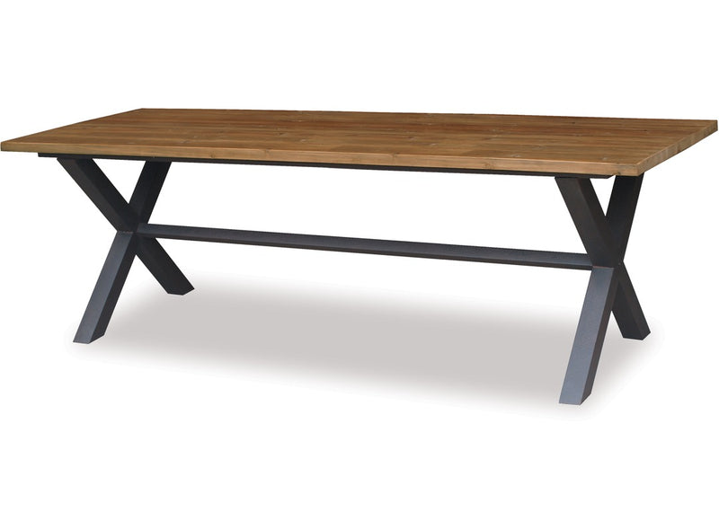 Dining Table Old Pine Cross Leg