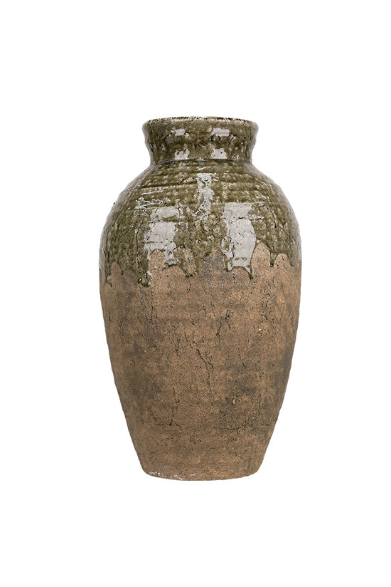 Glazed Urn Vase 47 cm