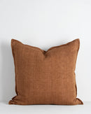 Cassia Feather Filled Cushion Tobacco