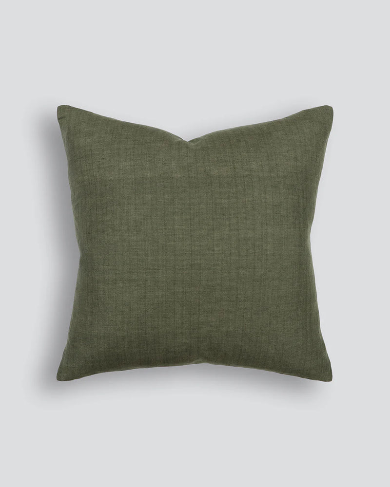 Milano Olive Feather Cushion