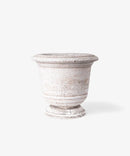 Urn Planter Rustic Large White