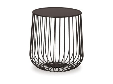 Chia Lamp Table Black Powder Coated Steel
