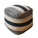 Dennington Pouf Charcoal/Natural
