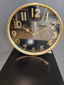 Metro Brass  Finish Round Clock