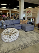 Sloane 3 Seater Chaise Sofa Bed Charcoal