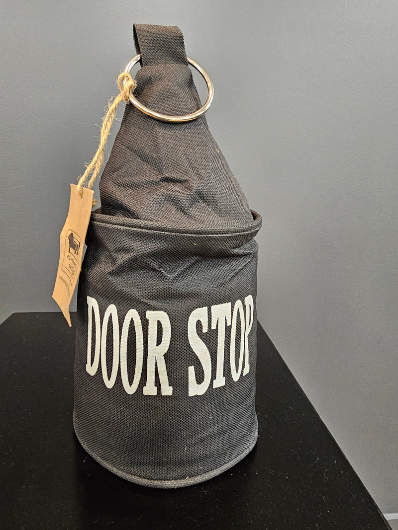 Doorstop With Ring Black & White