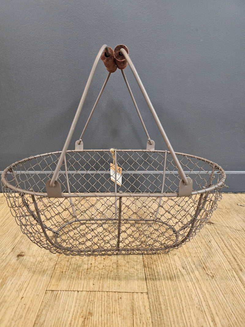Wire Oval Basket Small