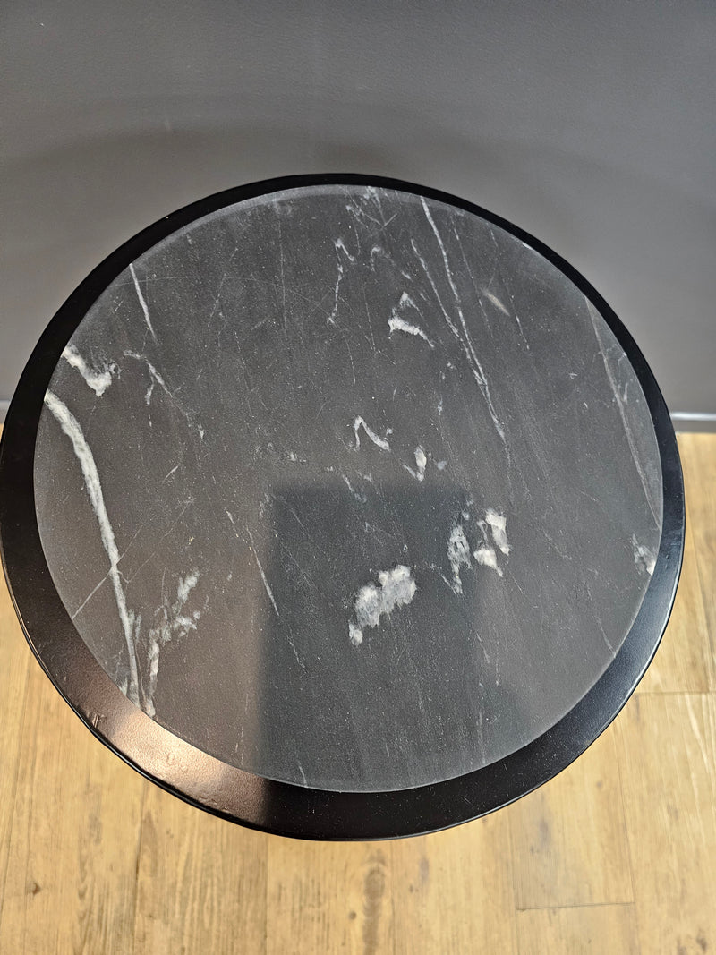 Marble Charger Plate Black