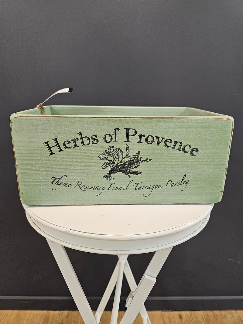 Herbs Of Provence Storage Box Green Extra Large