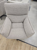 Jonah Swivel Chair with Auto Return Beige Tweed
