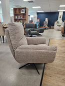 Jonah Swivel Chair with Auto Return Beige Tweed