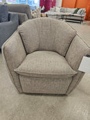 Shelly Swivel Chair Beige Tweed