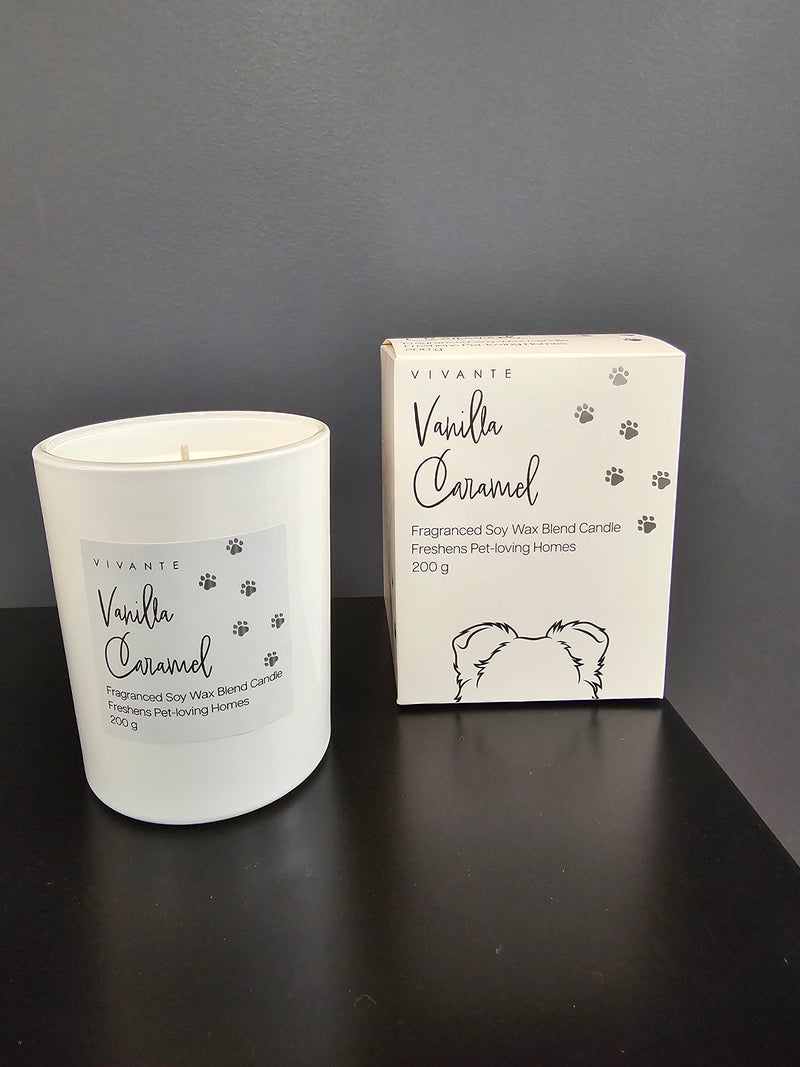 Vanilla & Caramel Pet Candle