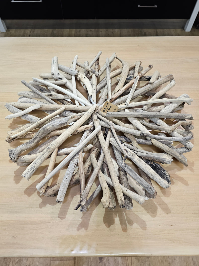 Driftwood Decorative Hanging Circle Small