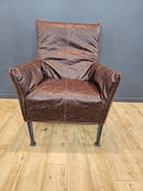 Hugo Chair Maddog Tobacco Leather
