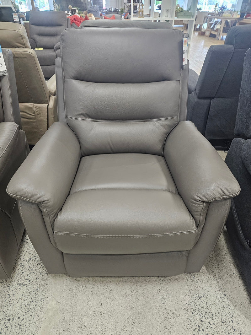 Newman Manual Recliner Grey