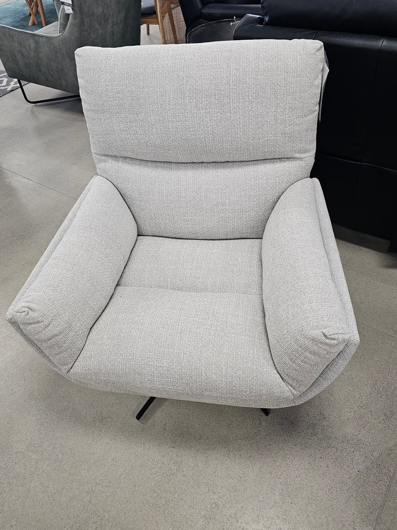 Jonah Swivel Chair with Auto Return Light Grey