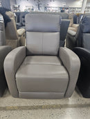 Lexi Leather Electric Recliner - Grey