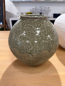 Glazed Moon Vase