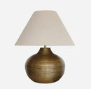 Calypso Lamp Base in Dark Antique Brass Finish