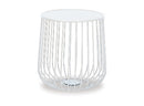 Chia Lamp Table White Powder Coated Steel