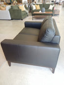 Elise Two Seater Black Leather