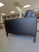 Elise Two Seater Black Leather
