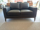 Elise Two Seater Black Leather