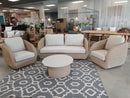 Envia Lounge Set Wicker with Olefin Cusions