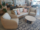 Envia Lounge Set Wicker with Olefin Cusions