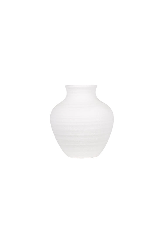 White Urn Vase Small