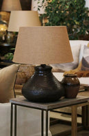 Genie Beaten Bronze Lamp Base