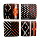 Moroccan Ochre Coaster Set (4)