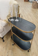 New York Brass Bar Cart