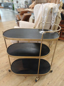 New York Brass Bar Cart