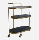 New York Brass Bar Cart