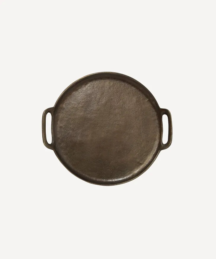 Gabriel Round Tray With Handle