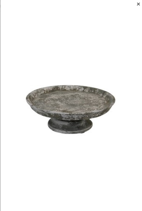 Rustic Cement-look Tray /stand