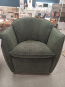Shelly Swivel  Chair - Forest Green