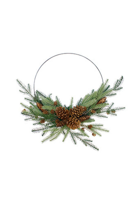 Spruce/ Fir Mix metal Wreath