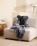 Brunswick Throw Storm Blue