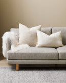 Cyprian Feather Cushion Oatmeal