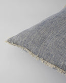 Keaton Feather Filled Cushion Navy/ Nat