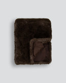 Pelage Faux Fur Throw Chocolate