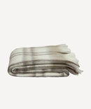 Plaid Taupe Throw