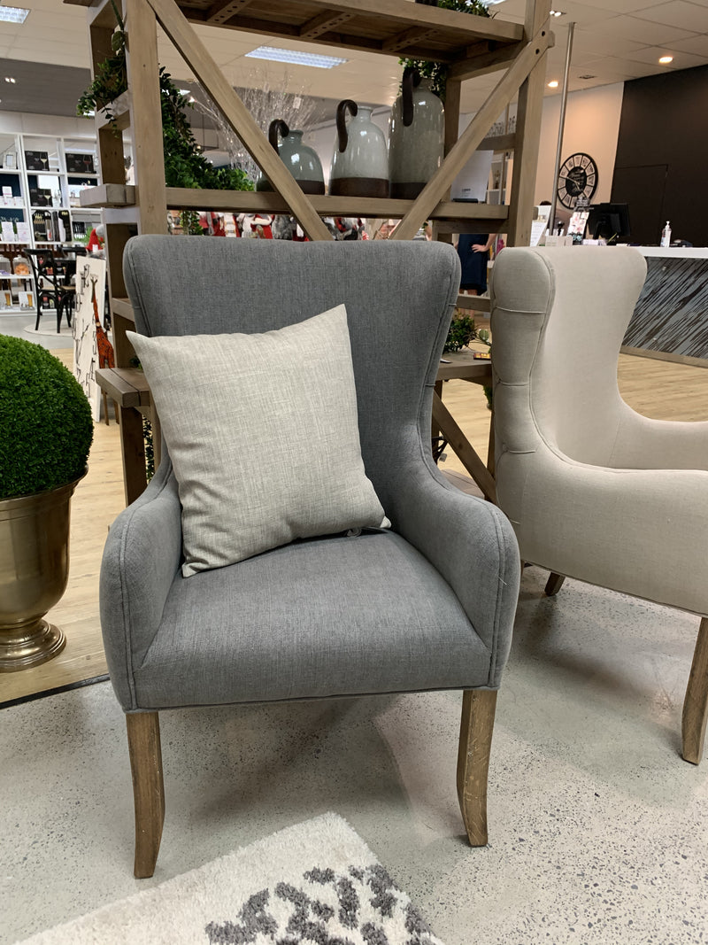 Frredo carver chair in grey